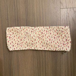 Spiritual Gangster Floral Bandeau Bikini Top